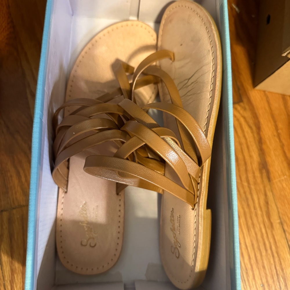Sechelles live a lil leather sandals VEUCIB